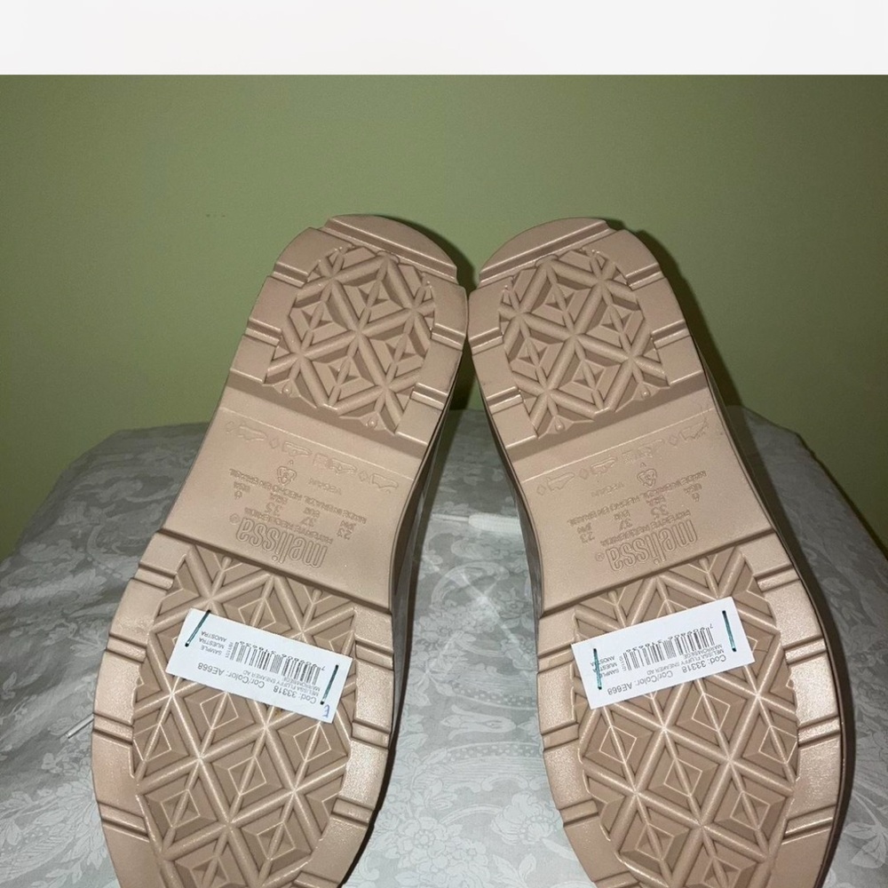 NEW Melissa Tan Winter Rain Boots - Picture 4 of 5
